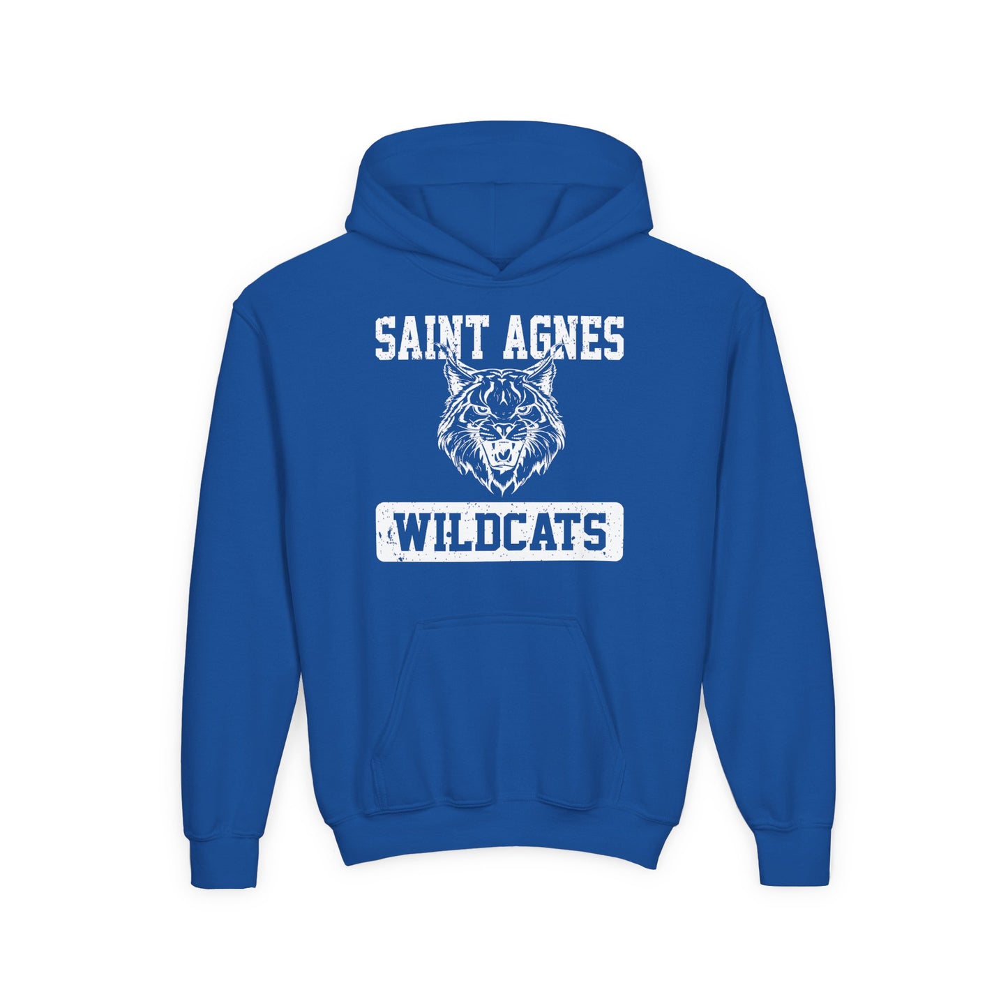 Saint Agnes Wildcats Youth Hoodie — Mascot School Spirit Sweatshirt