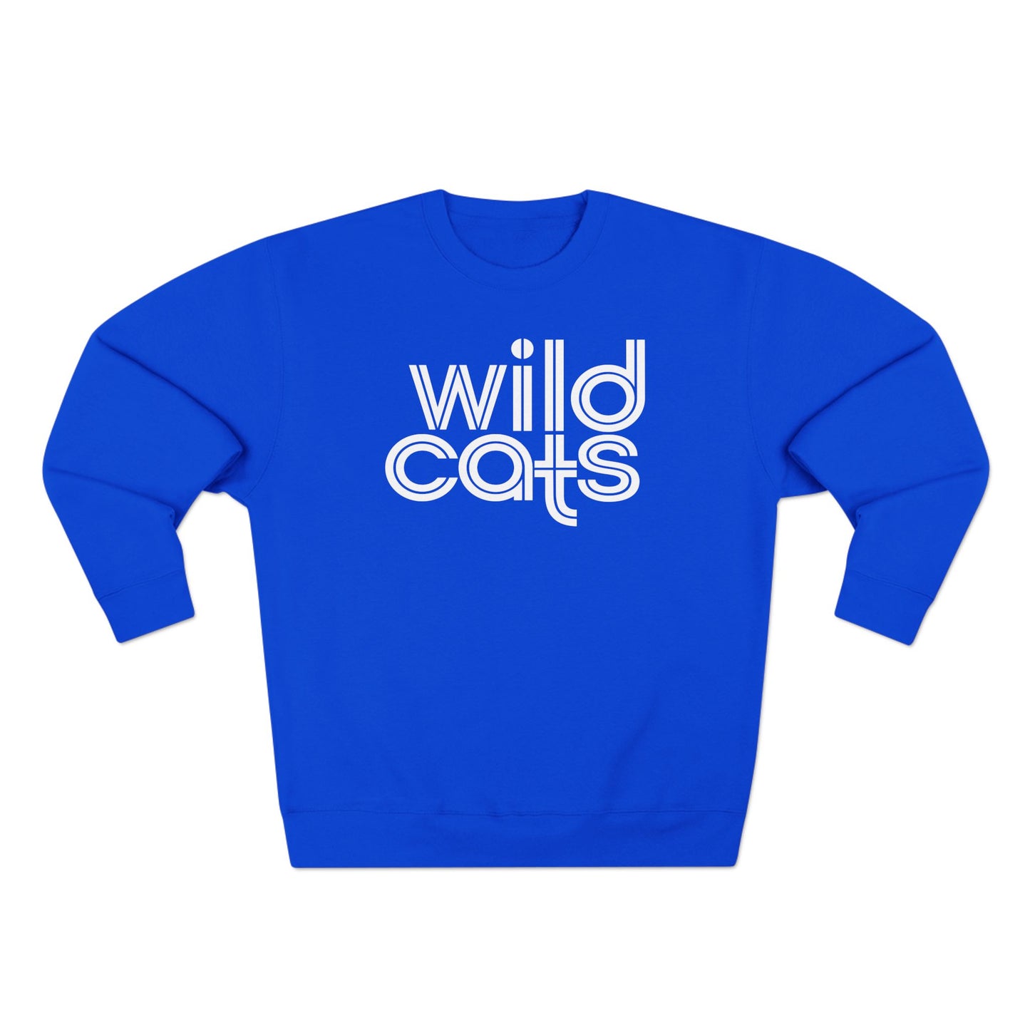 Wildcats Retro Blue Crewneck Sweatshirt
