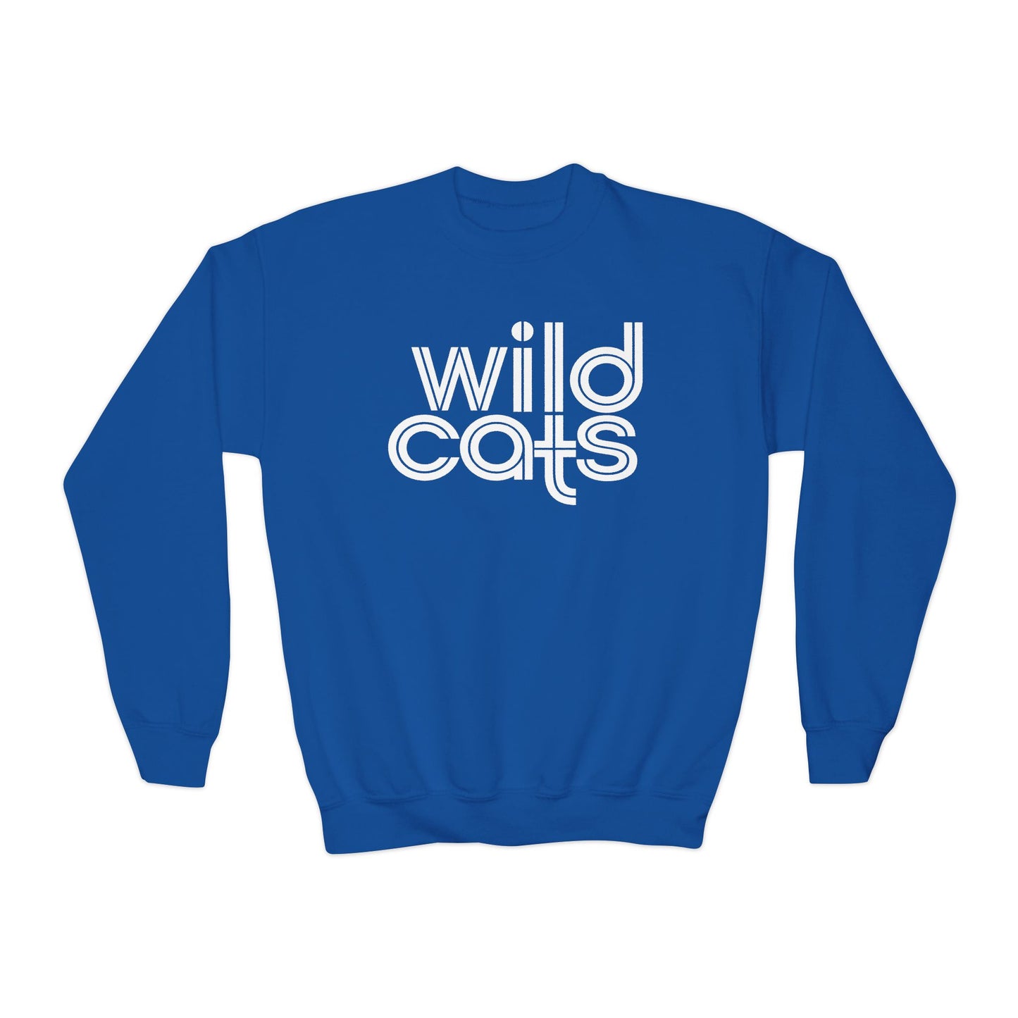 Wildcats Retro Youth Crewneck Sweatshirt